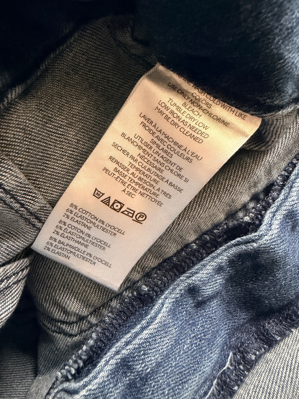 Anthropologie Maeve SIZE 30 TALL The Colette wide leg high rise jeans in dark - Picture 6 of 6